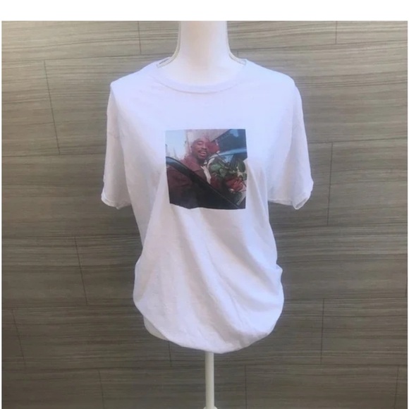 Hanes ComfortSoft White T-Shirt - Picture 1 of 4